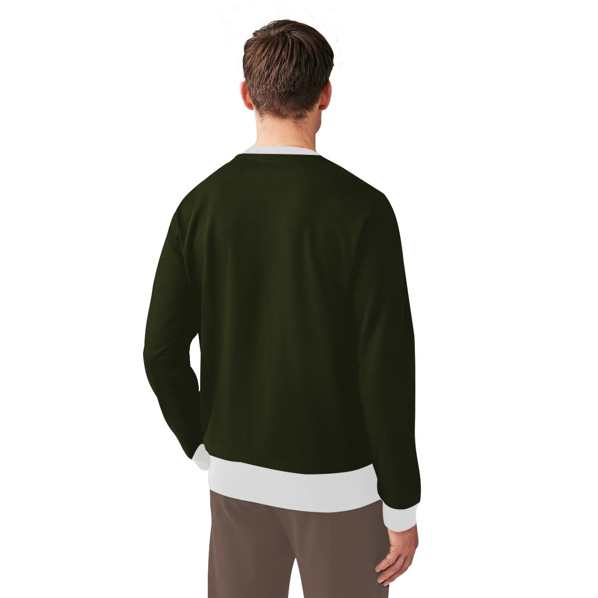Men Exclusive Printed Sweat Shirt - Green