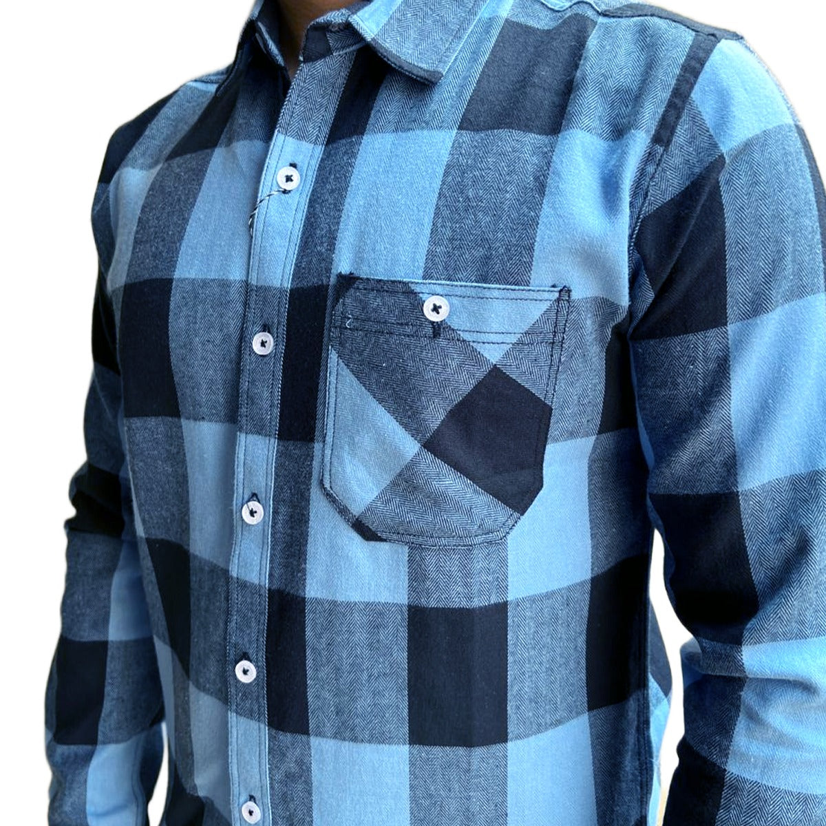 Men's Exclusive Blue Casual Shirt