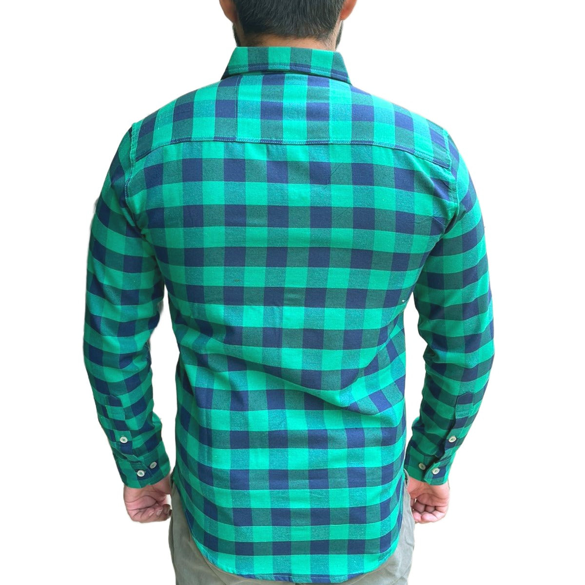 Men's Box Check Casual Shirt