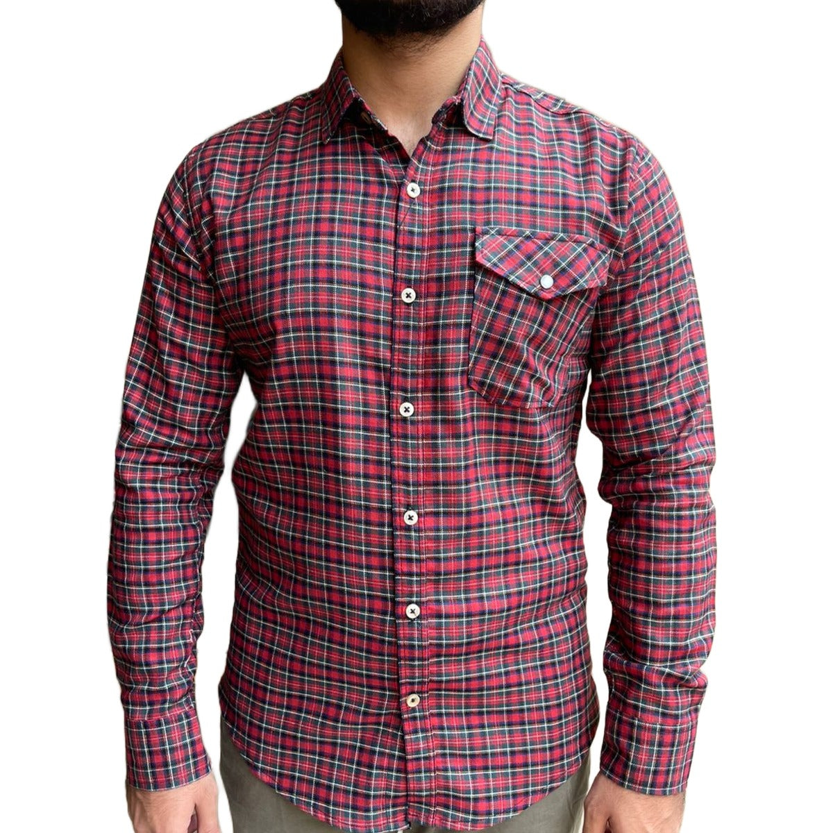 Men's Premium Fashion Check Casual Shirt