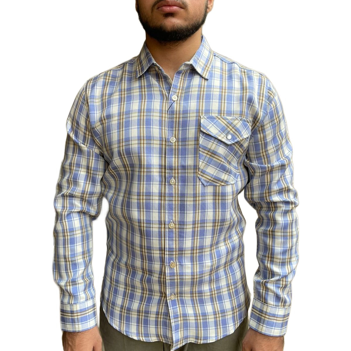 Men's Elegant Check Casual Shirt