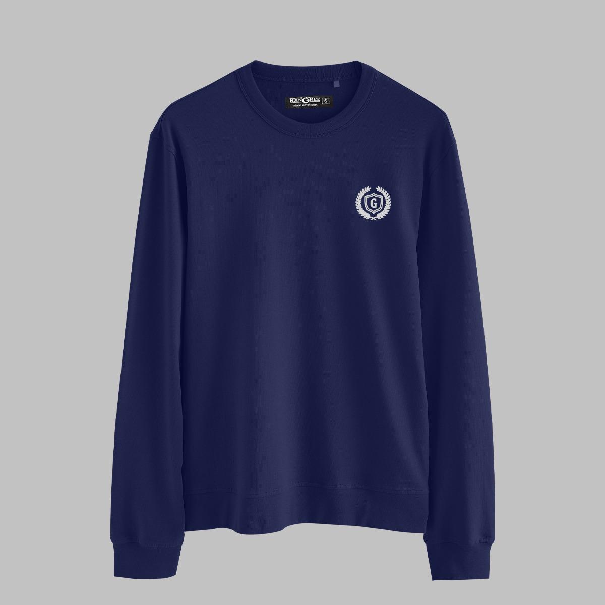 HG Signature Fleece Sweat Shirt - Navy (Minor Fault)