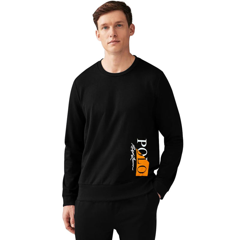 Men Exclusive Printed Tracksuit - Black