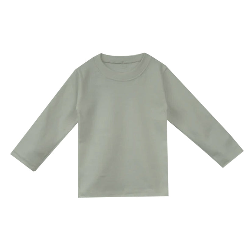 Kid's Rib Inner Suit - Green Gray