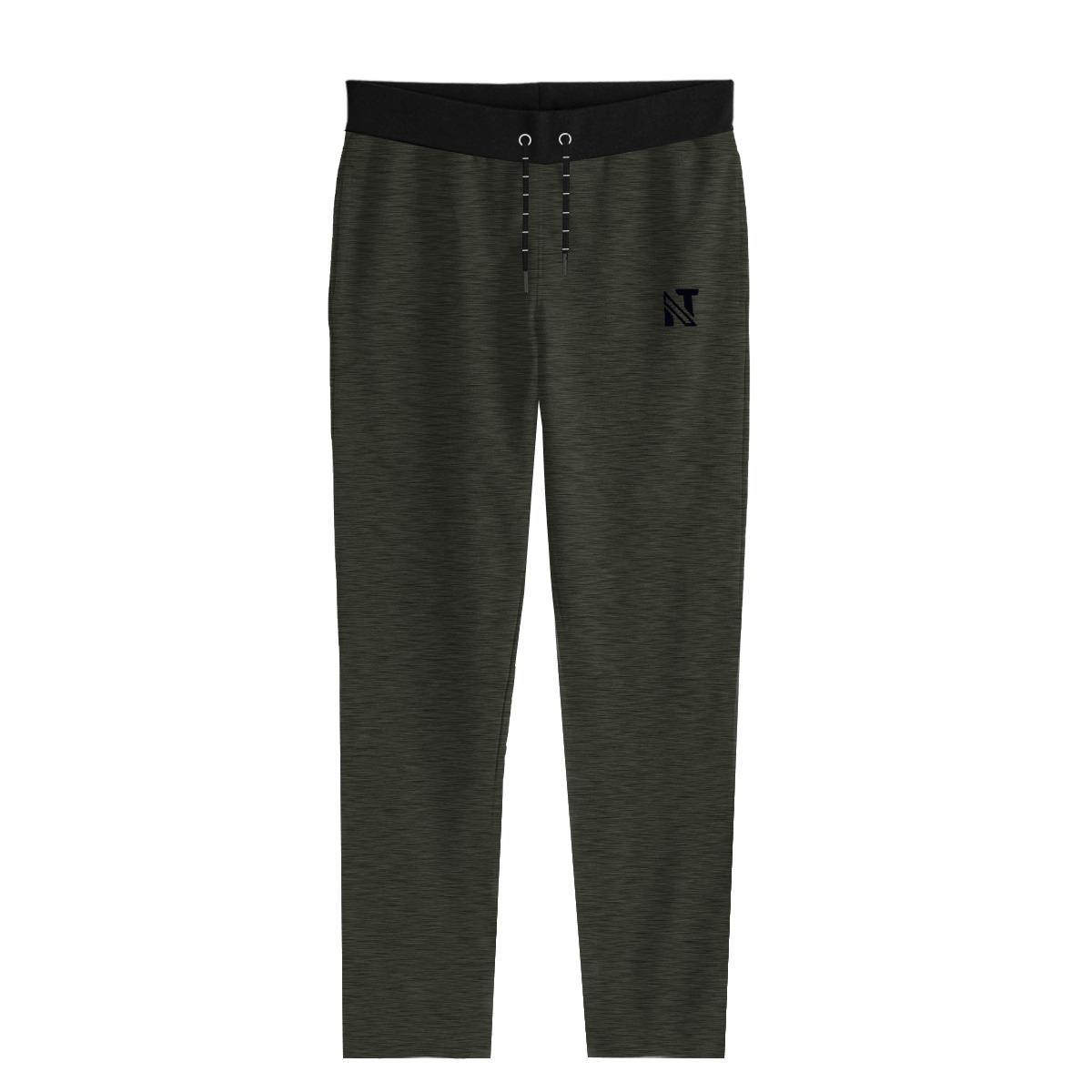 Signature Embroidered Camo Green Sweat Pant