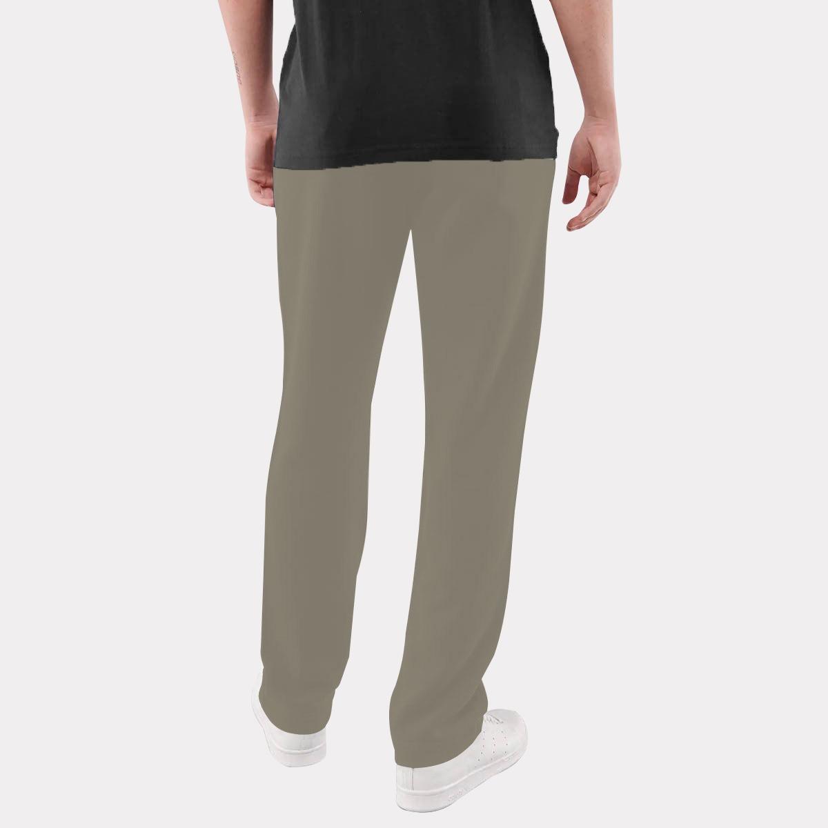 Super Soft Cotton Interlock Trouser - Camo Green