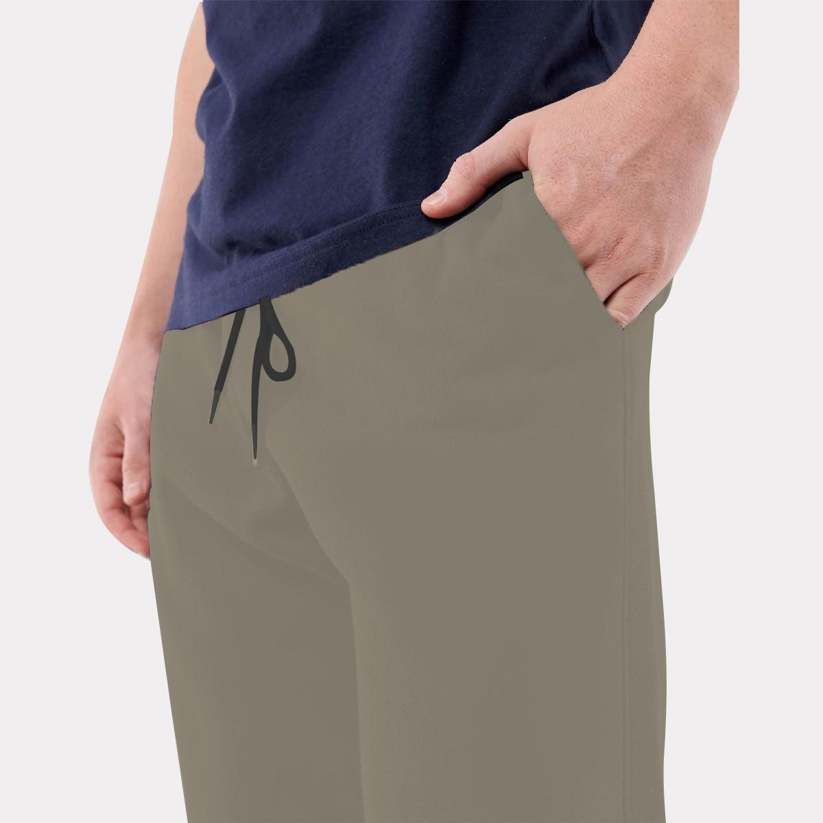 Super Soft Cotton Interlock Trouser - Camo Green
