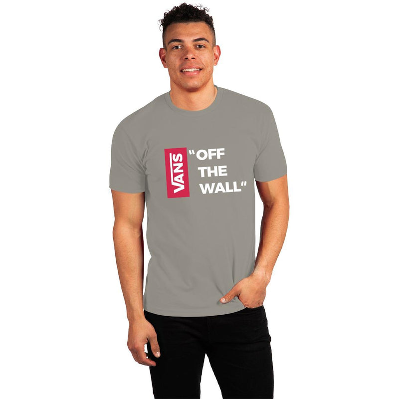 Exclusive " VANS " Printed Tee Shirt - Smoke Gray