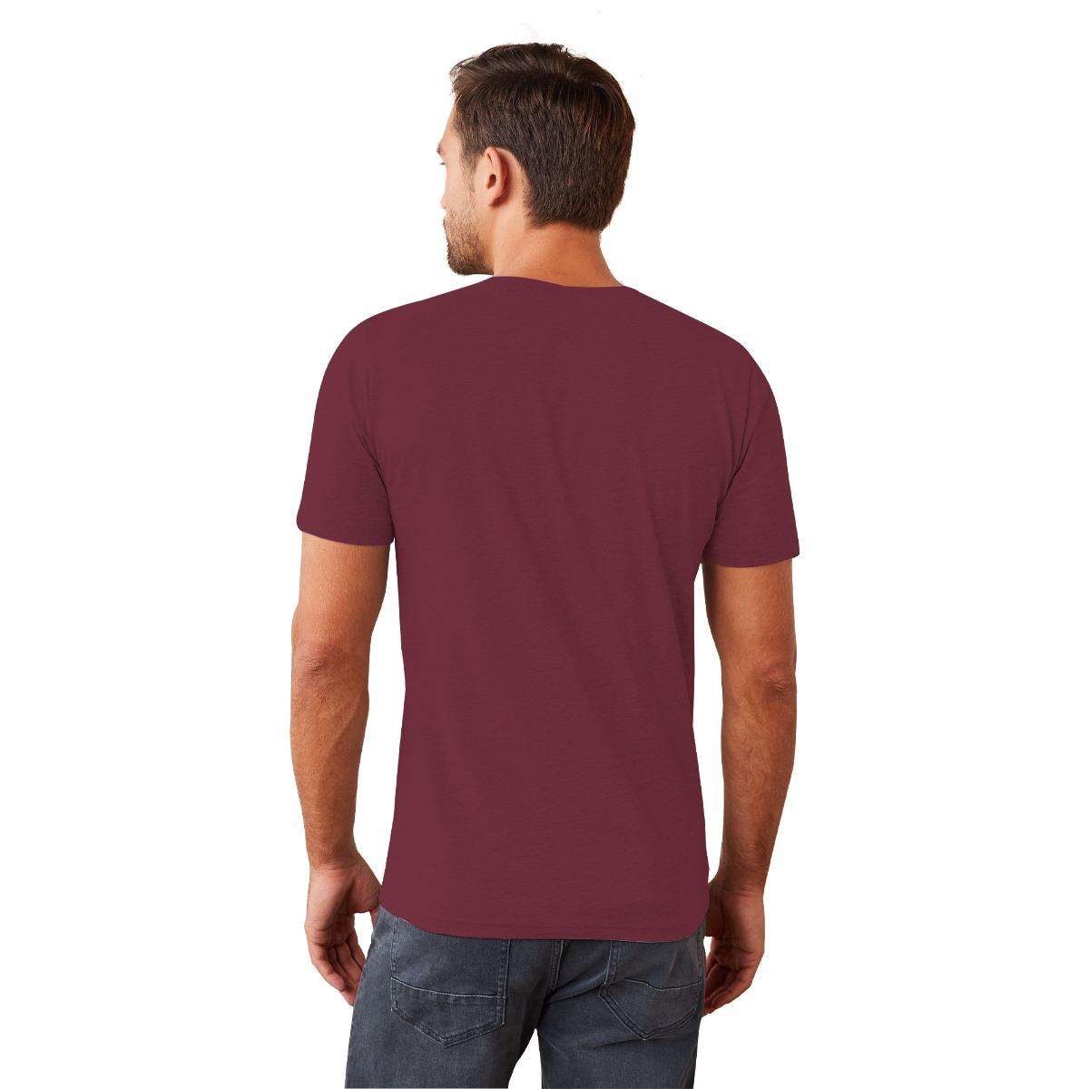 Exclusive Printed Tee Shirt For Mens - Maroon