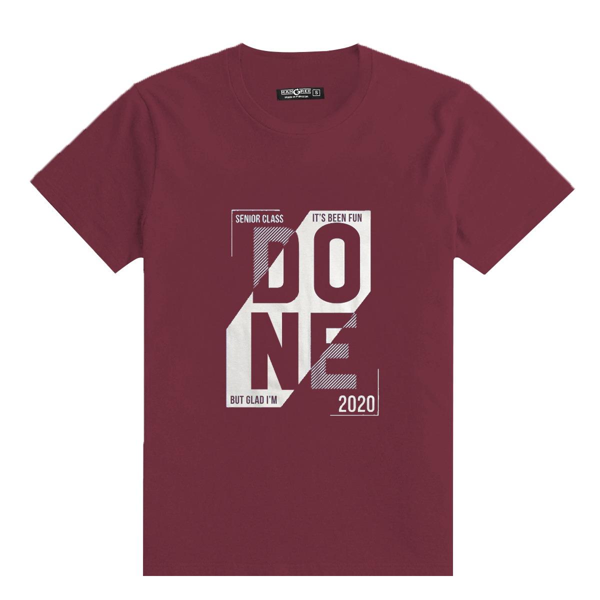 Exclusive Printed Tee Shirt For Mens - Maroon
