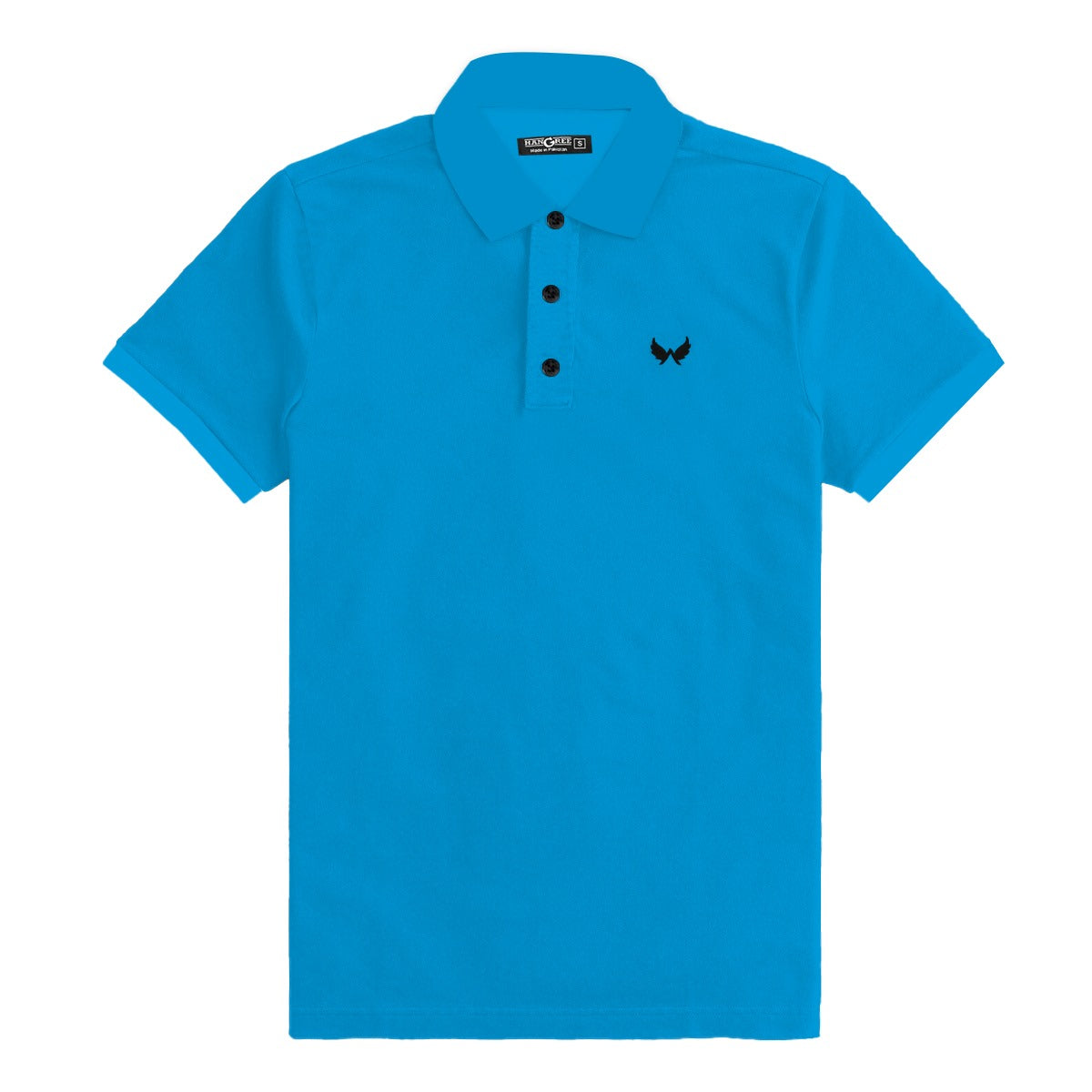 Signature Embroidered Polo - Ferozi