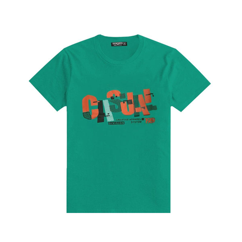 Boys "Casual" Printed Tee Shirt - Green