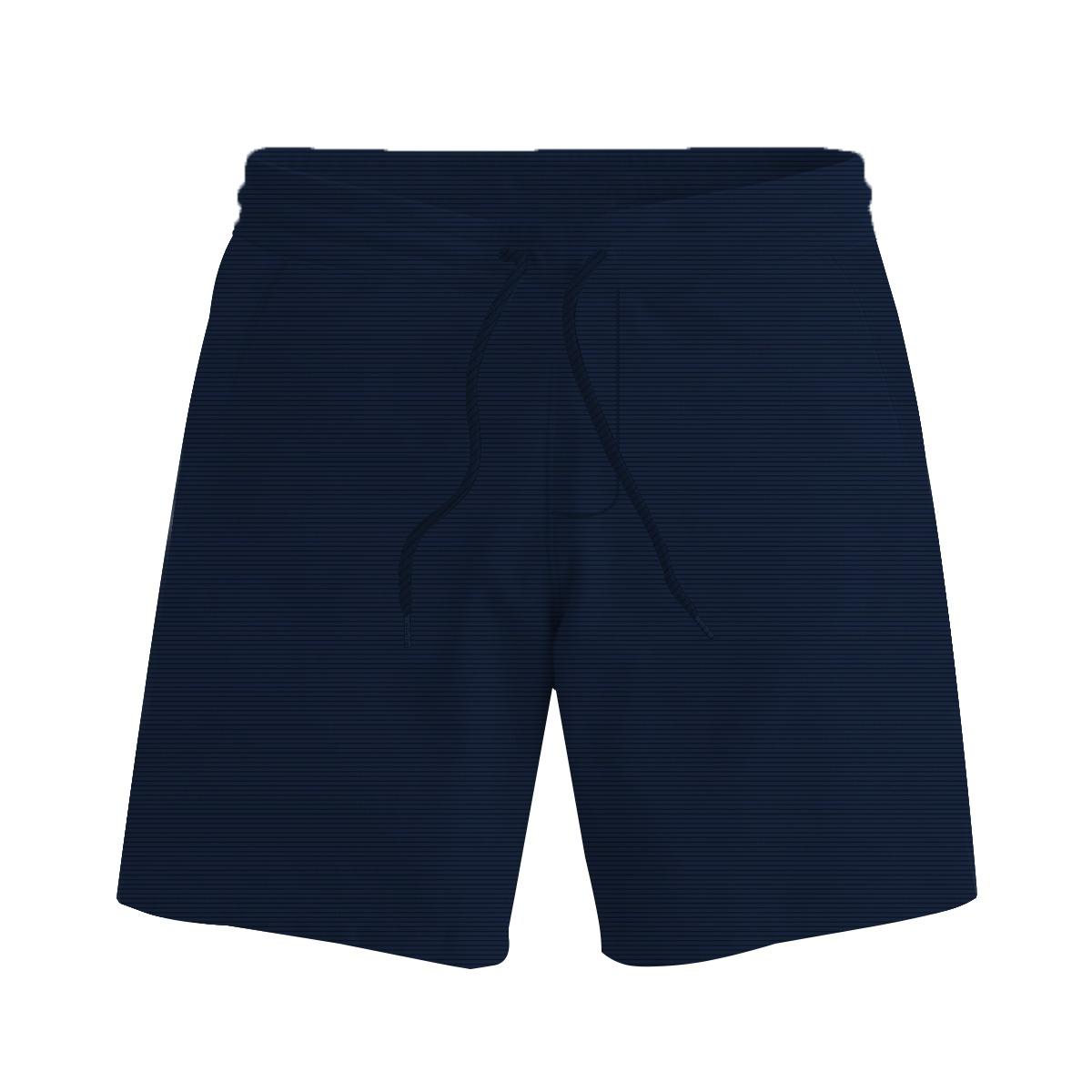 Men Two Quarter Summer Shorts - Navy