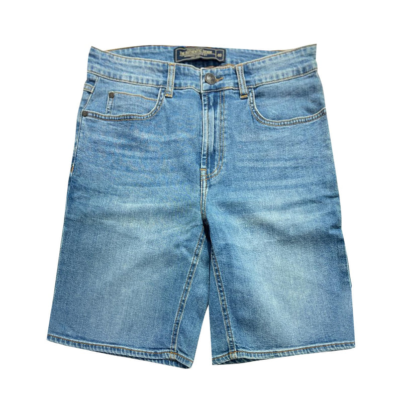 Stretchable Two Quarter Men Denim Shorts