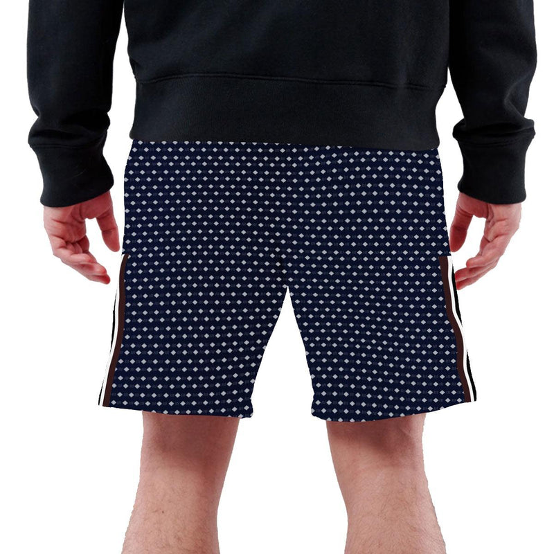Men's Two Quarter Zipper Pocket Shorts - Dark Navy