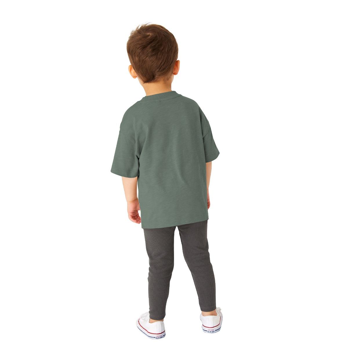 Boy's Graphic Printed Tee Shirt - Bright Green