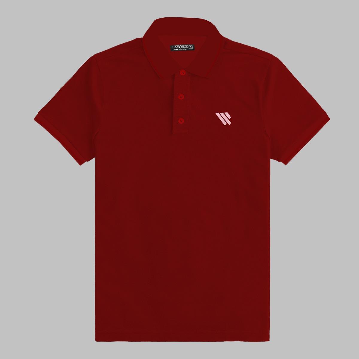 West Line Men's Polo Shirt - Maroon