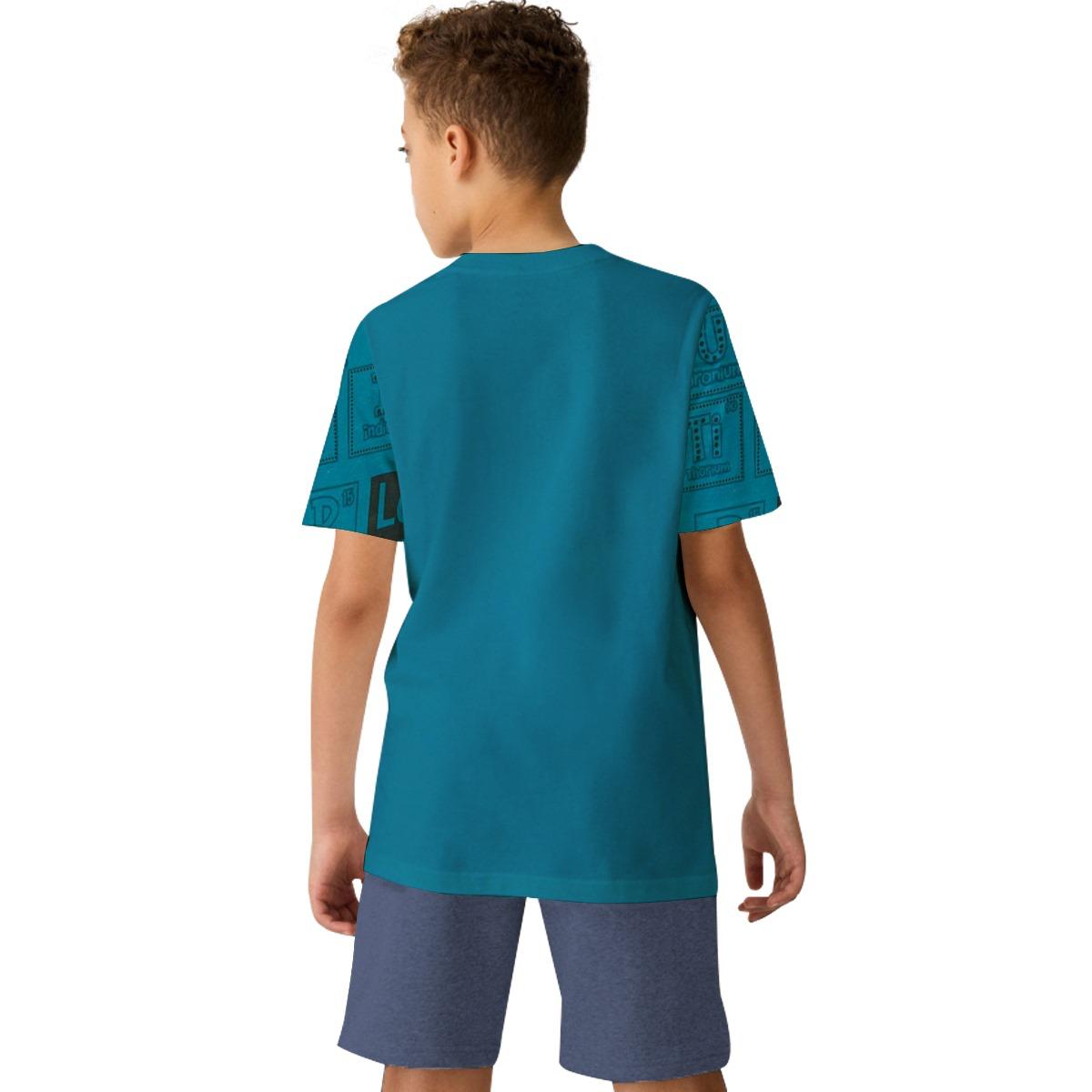Boy's All Over Printed Exclusive Tee Shirt - Zink