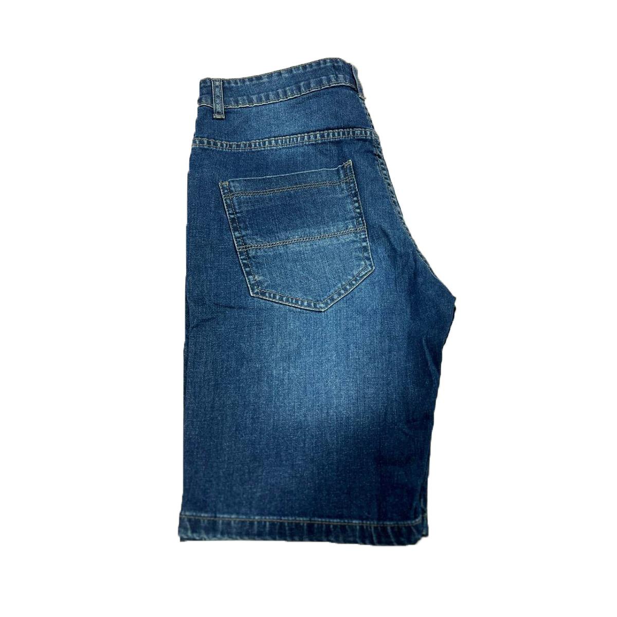 Stretchable Two Quarter Men Denim Shorts