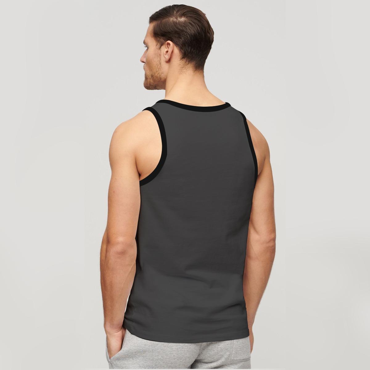 HG "Mountains" Printed ActiveFit Sleeveless Vest - Gray