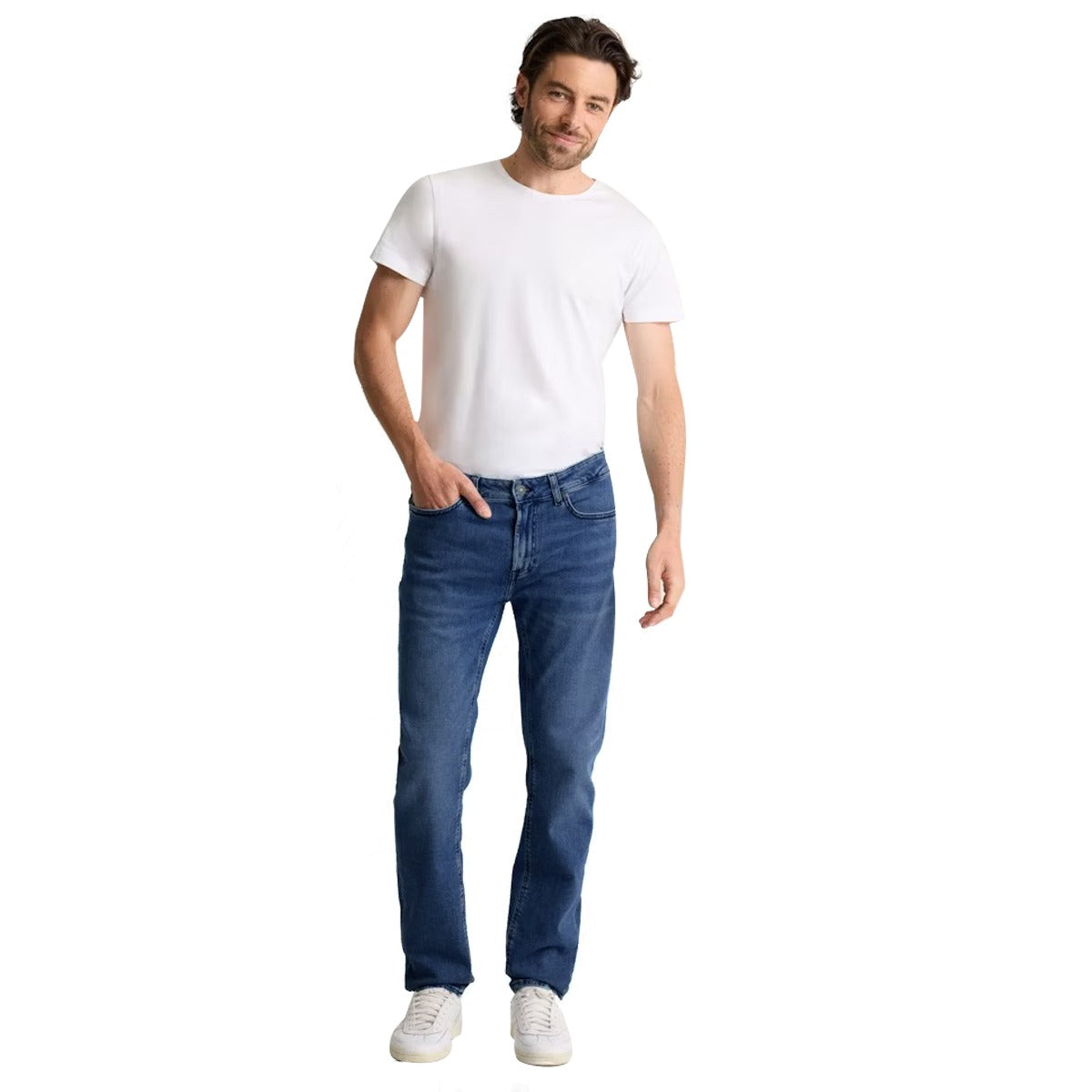 Premium Branded Alaska Dark Blue Straight Fit Denim Pant