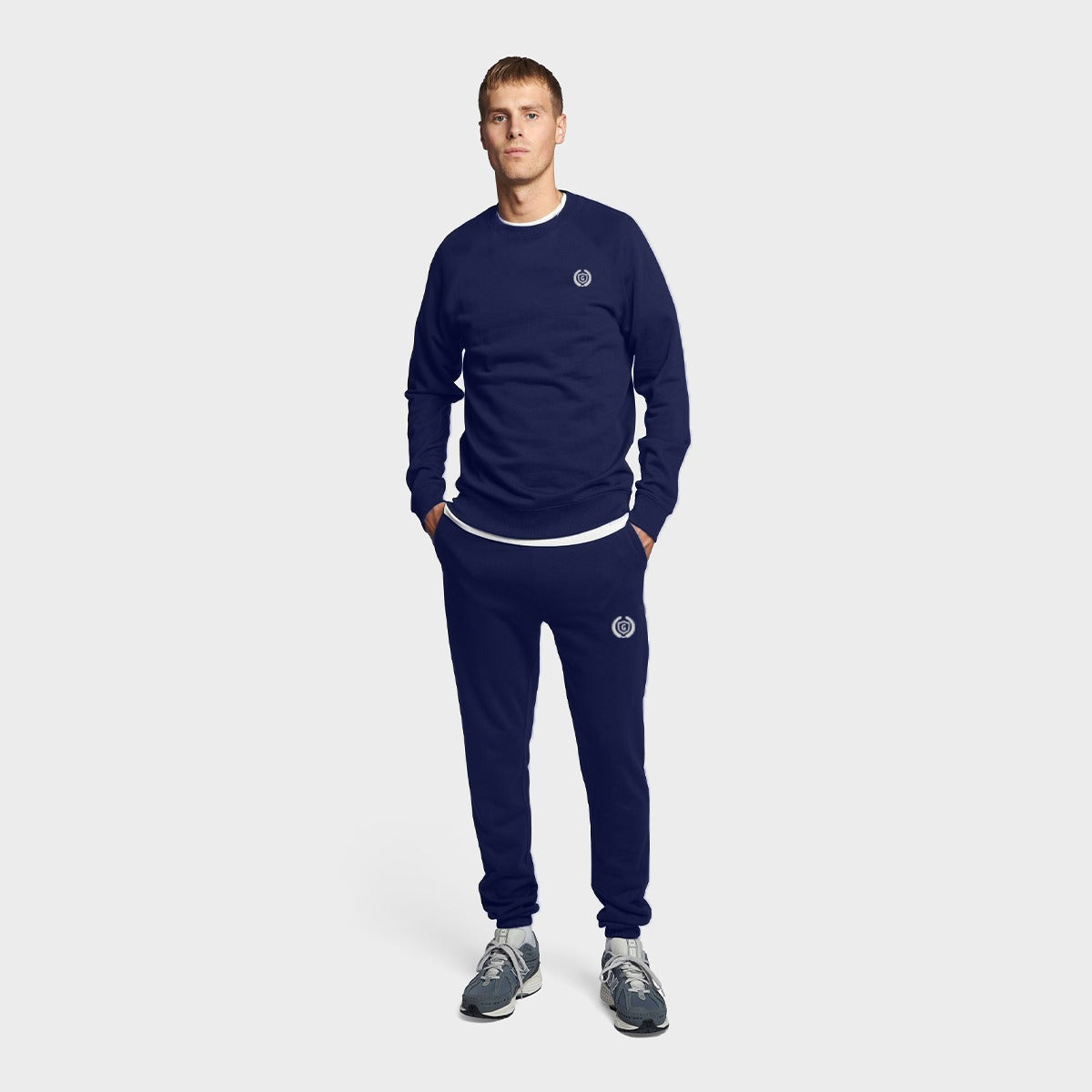 Hangree Signature Fleece Tracksuit - Navy
