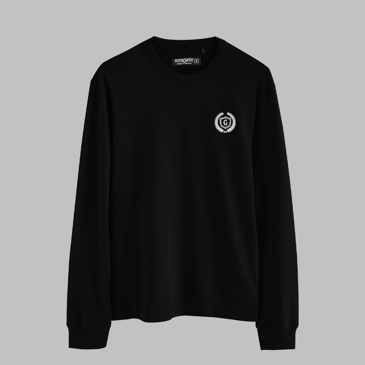 Hangree Signature Fleece Sweat Shirt - Black