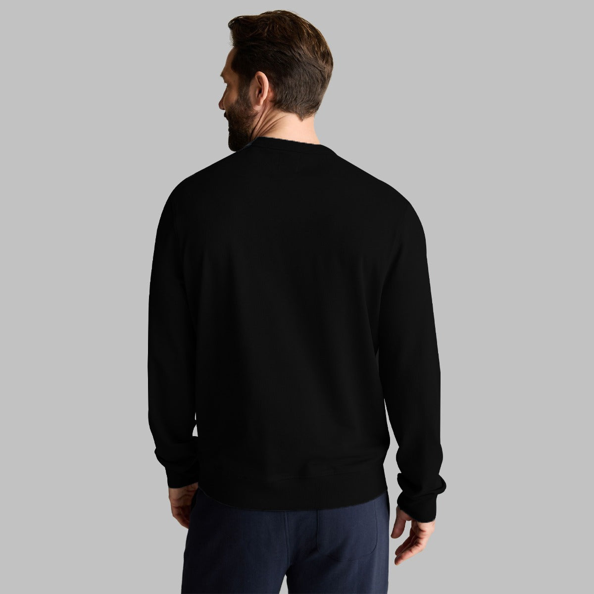 Hangree Signature Fleece Sweat Shirt - Black