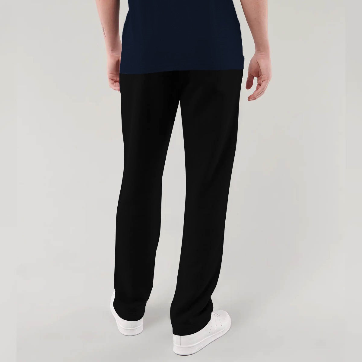 HG Signature Black Soft Cotton Trouser