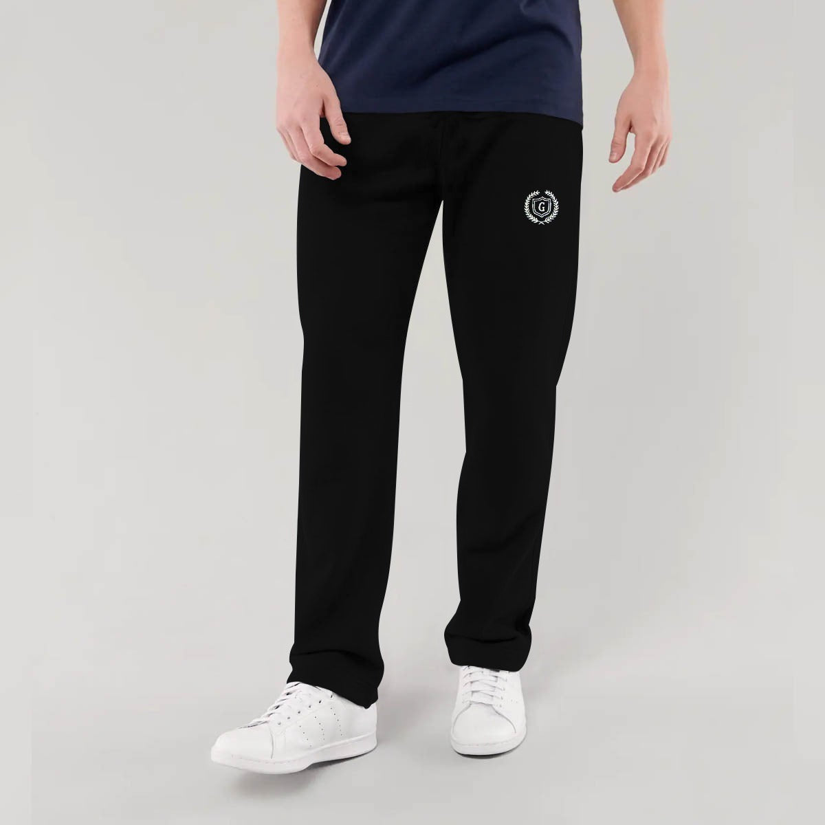 HG Signature Black Soft Cotton Trouser