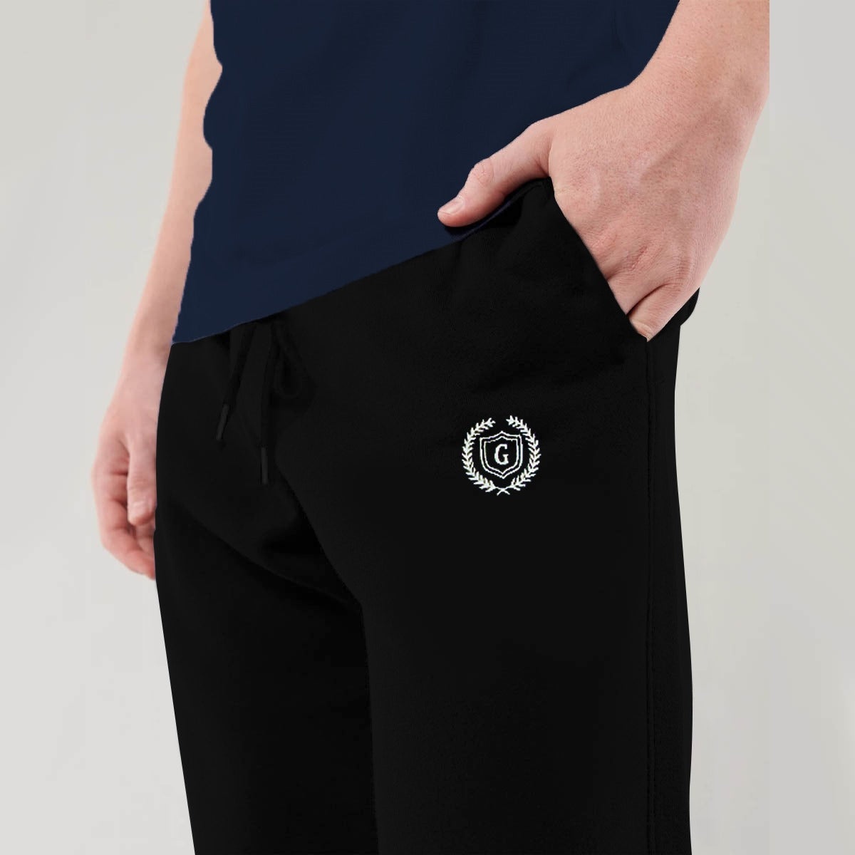 HG Signature Black Soft Cotton Trouser