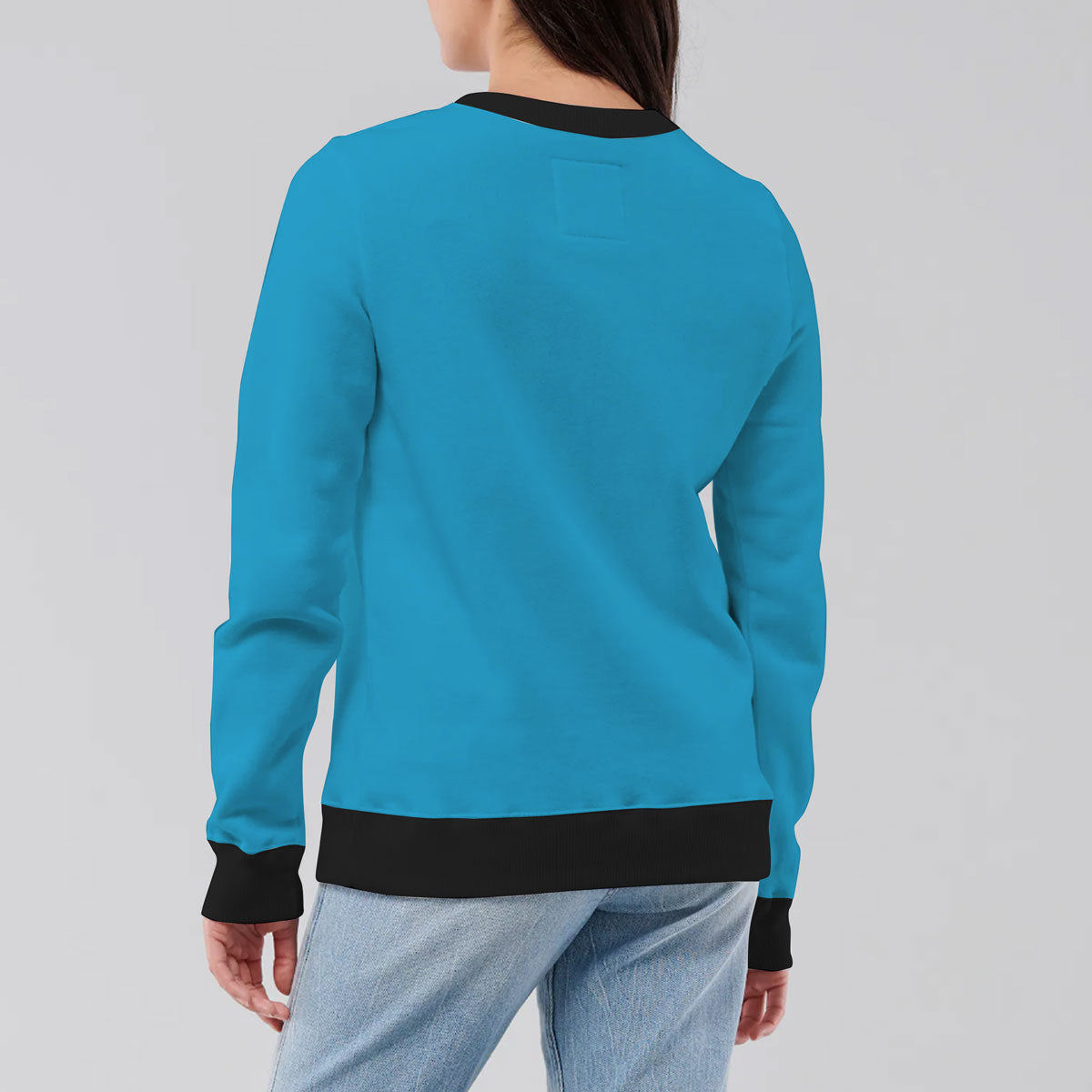 APPLIGUE EMBROIDERED WOMEN SWEAT SHIRT