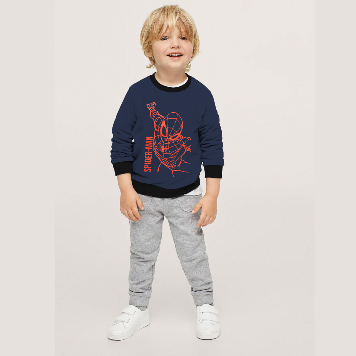 BOY'S PRINTED FLEECE SWEAT SHIRT