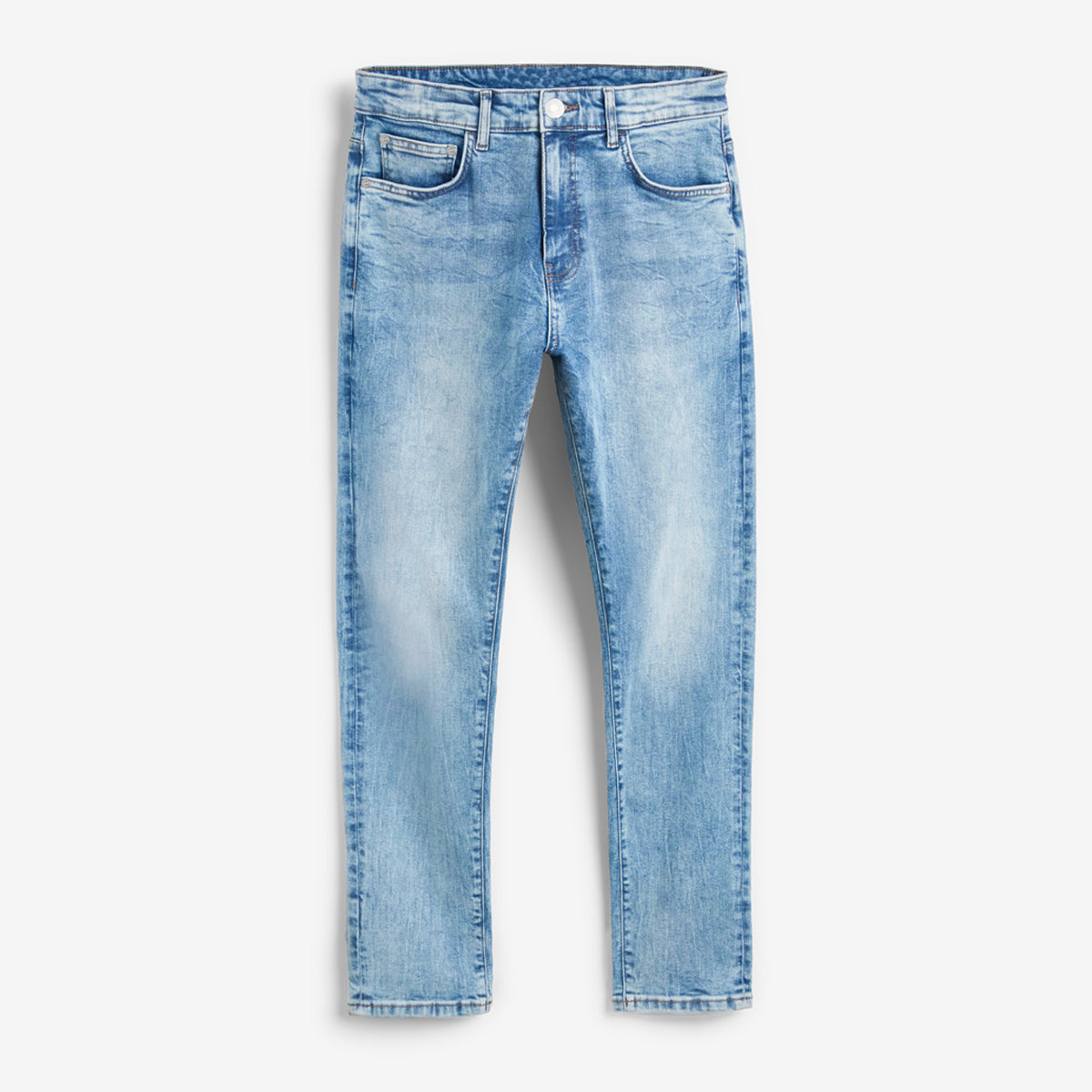 Stretch & Narrow DENIM PENT Mid Blue