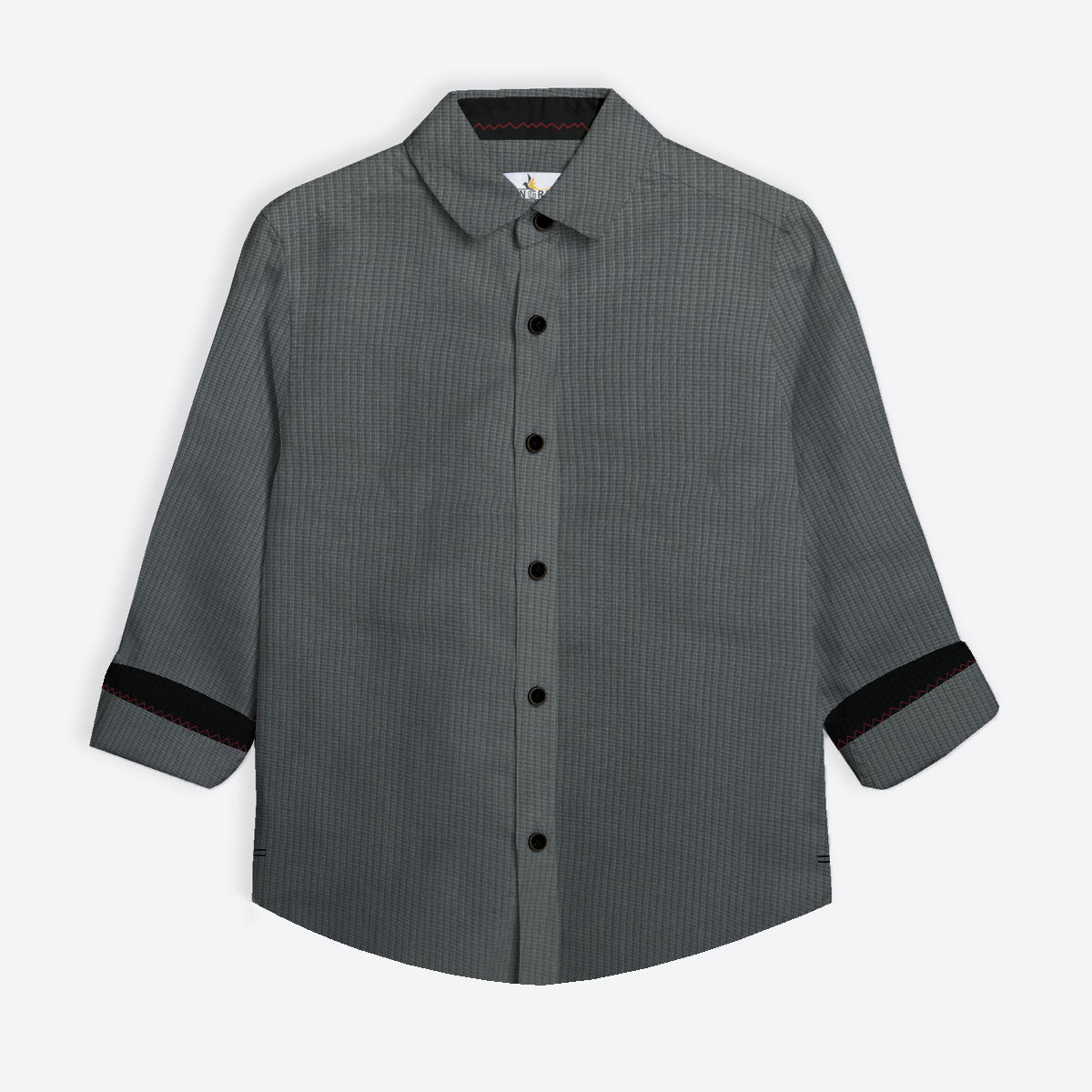 Prime Gray Boy's Unique Casual Shirt