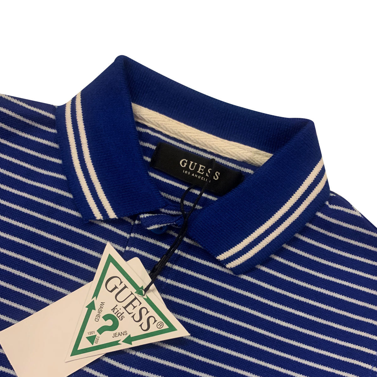 GS Boy's Yard Dyed Tipping Collar Polo Shirt