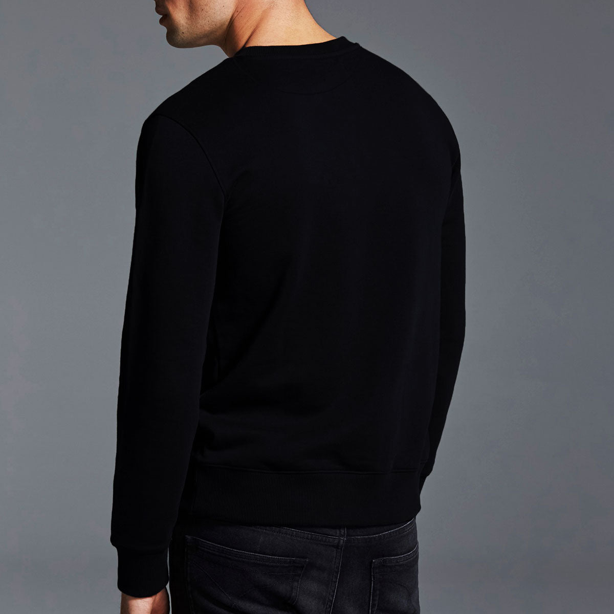 Black Fashion Fleece Sweat Shirt