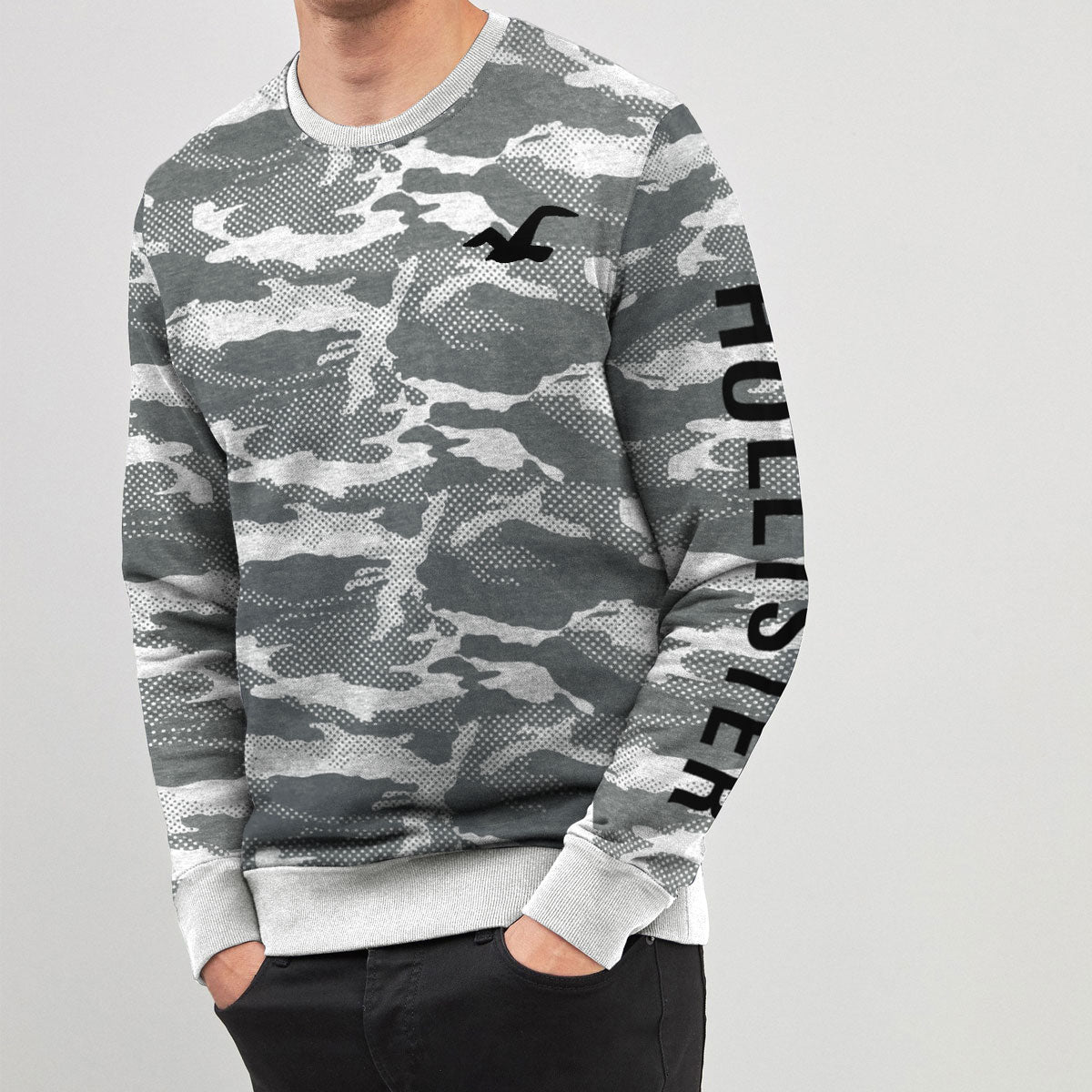 Exclusive Smoky Camouflage Sweat Shirt