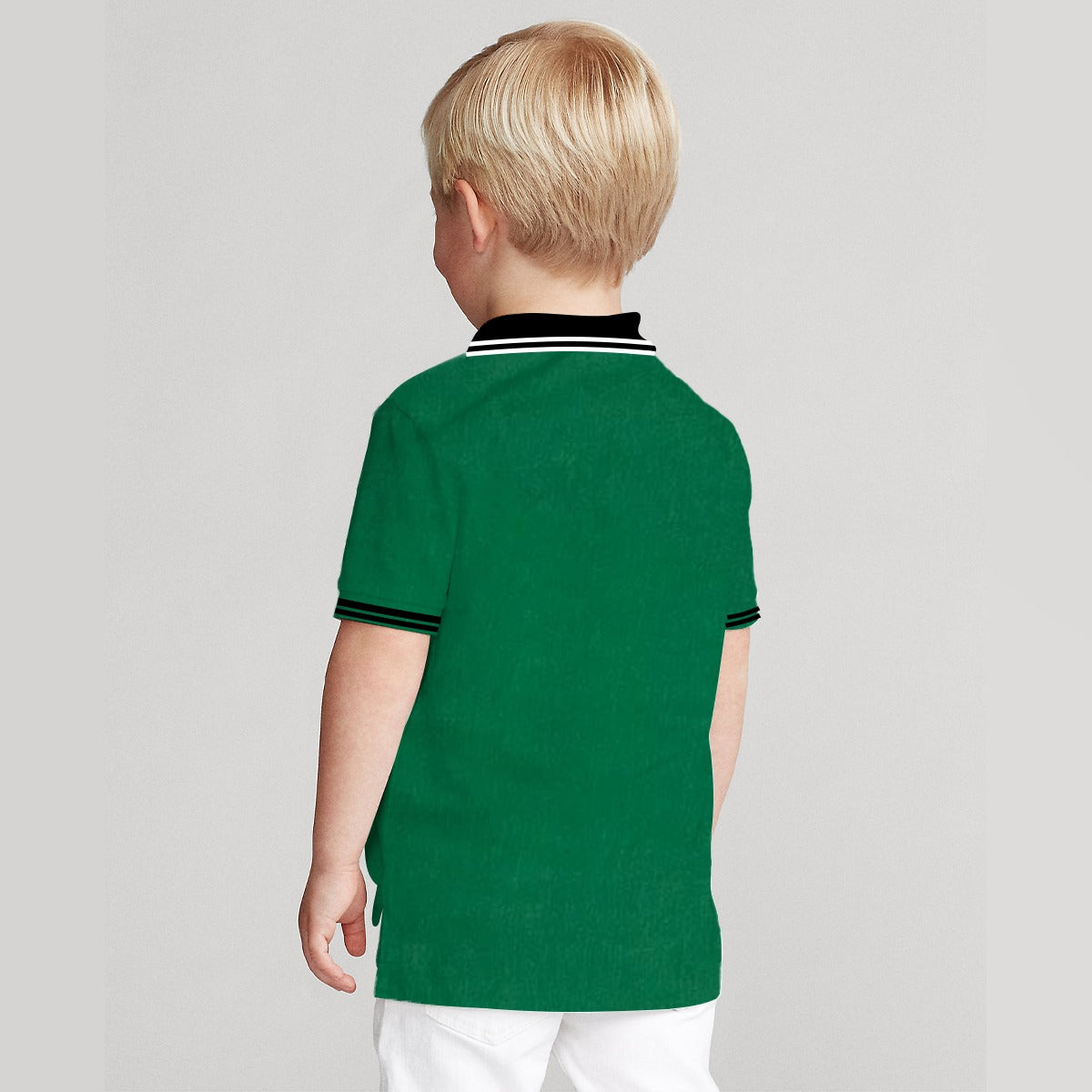 BOY'S TIPPING COLLAR ELITE POLO SHIRT