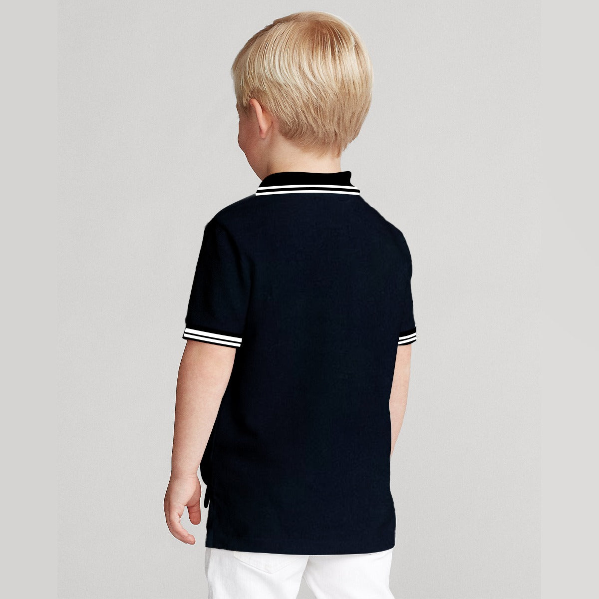 BOY'S TIPPING COLLAR ELITE POLO SHIRT