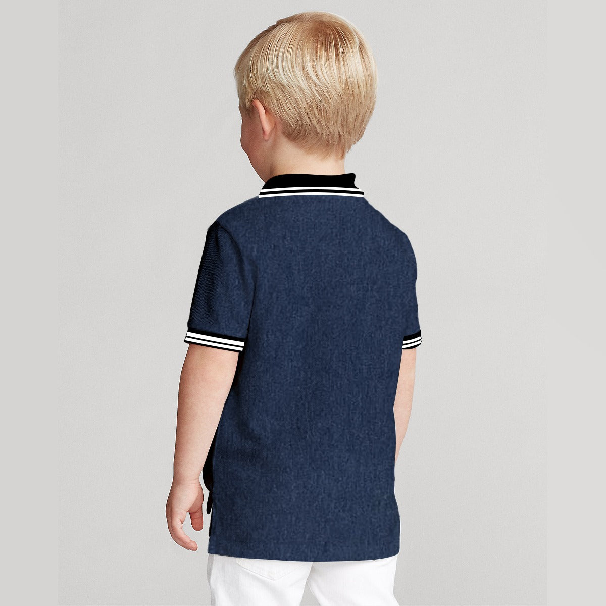 BOY'S TIPPING COLLAR ELITE POLO SHIRT