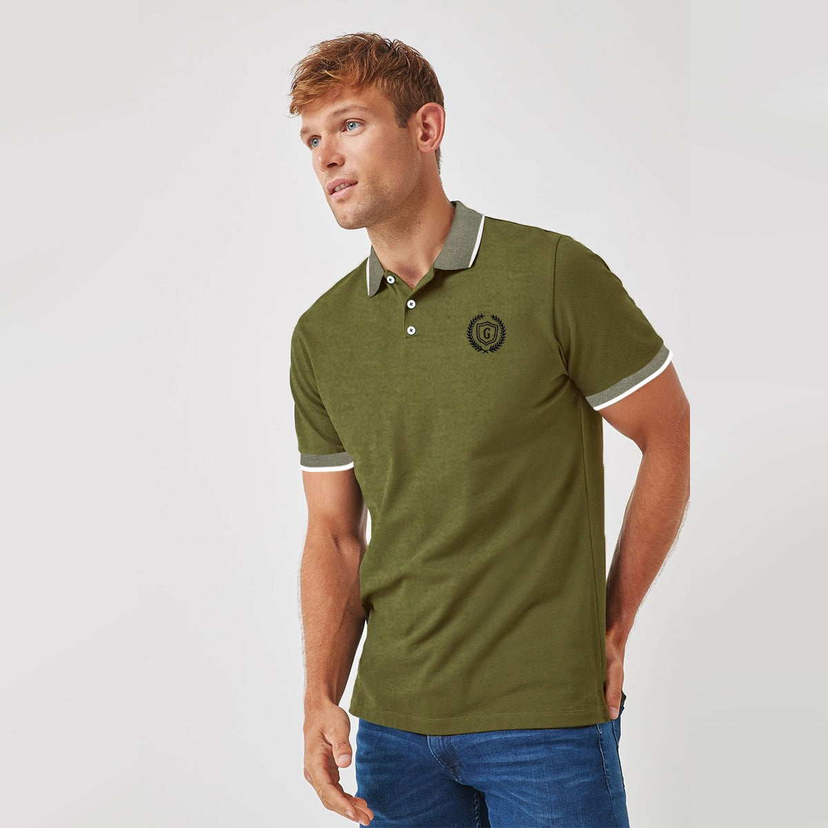 HG Signature Tipping Collar Polo Shirt