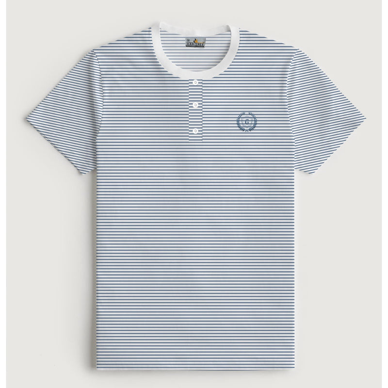 HG Signature Yarn Dyed Henlay Tee Shirt
