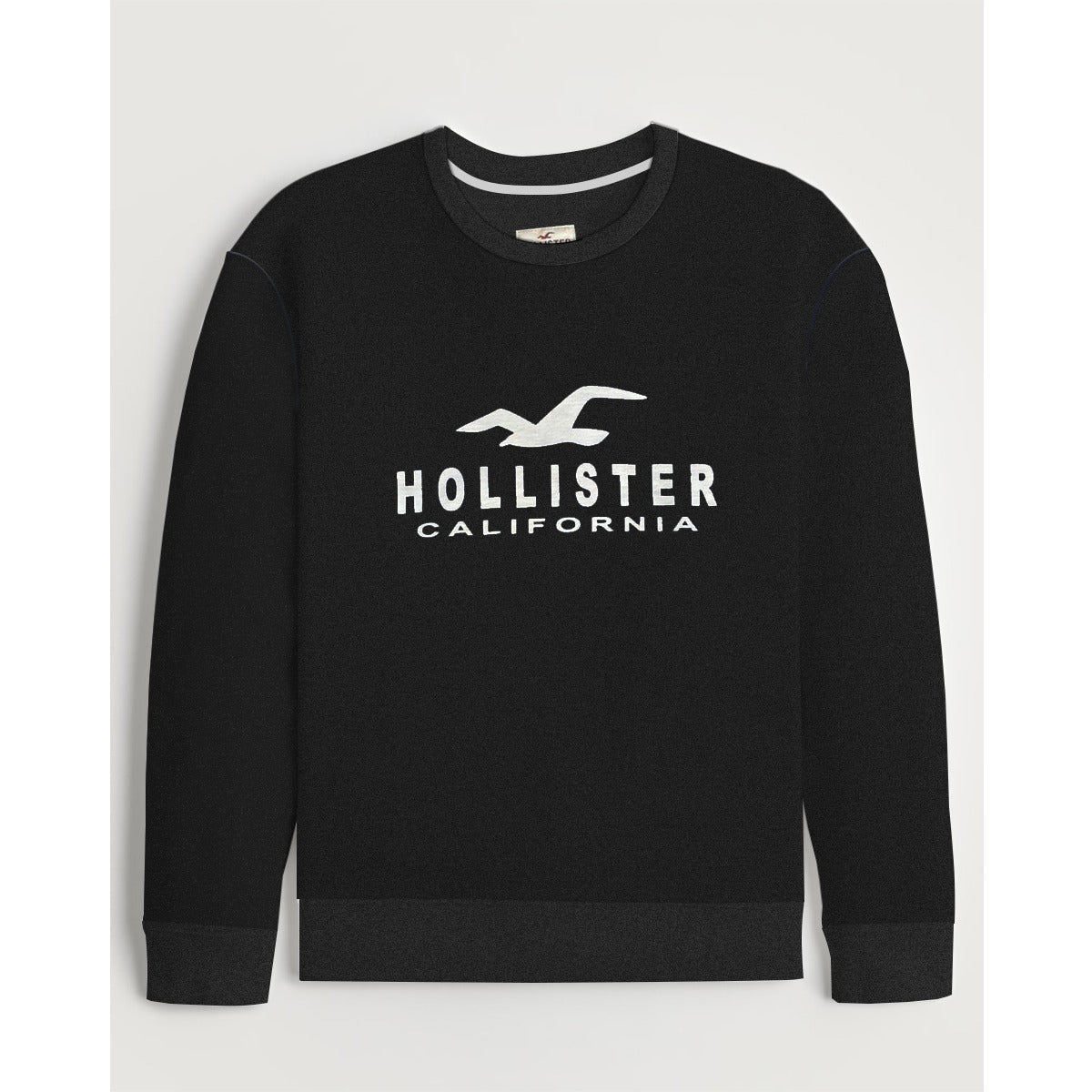 HLSTR Black Signature Printed Sweat Shirt