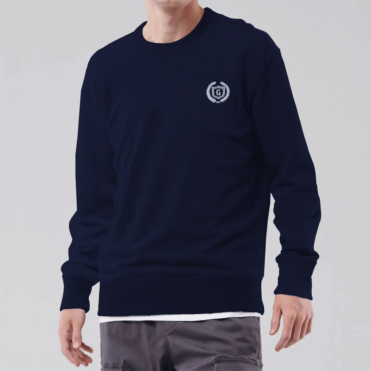 HG SUPER COOL NAVY SWEAT SHIRT