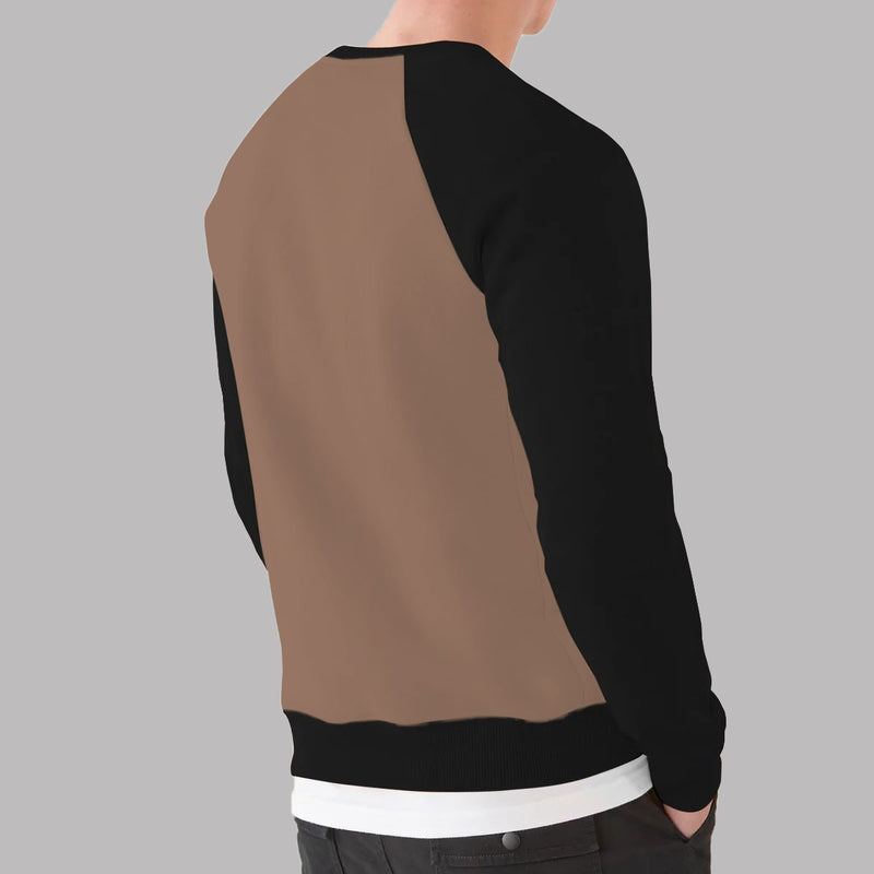 HG Signature Raglan Fleece Sweat Shirt - Sand Dune