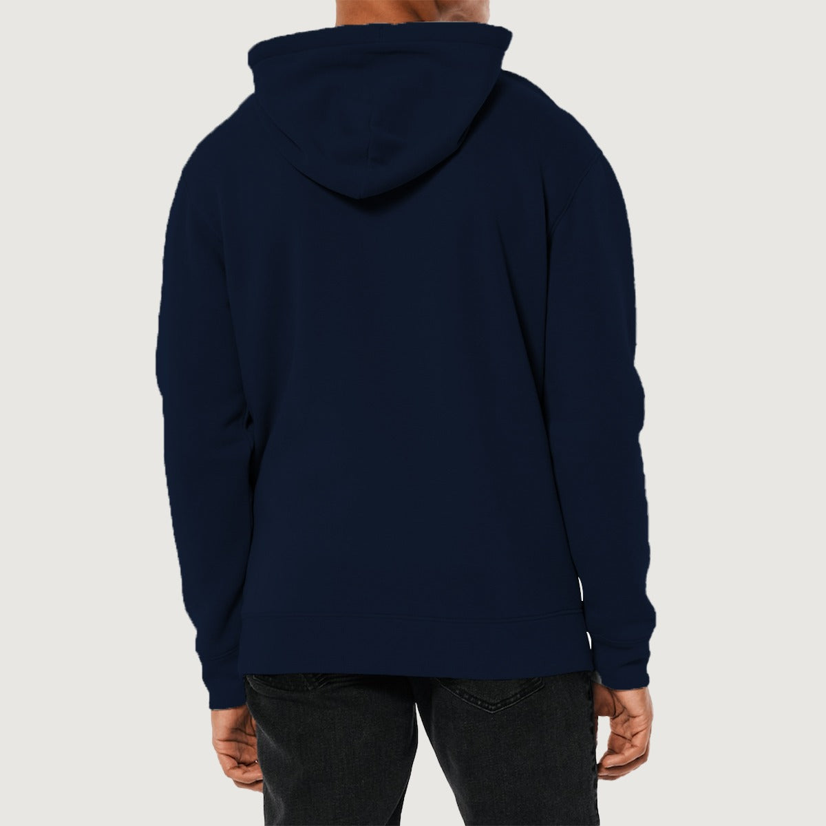 Navy "Sunset Chaser" Printed Pull Over Hoodie