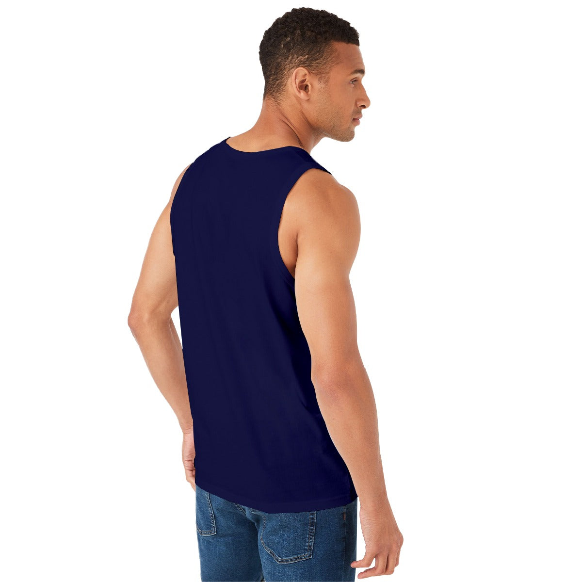 Pack Of 3 Navy Cotton Vest