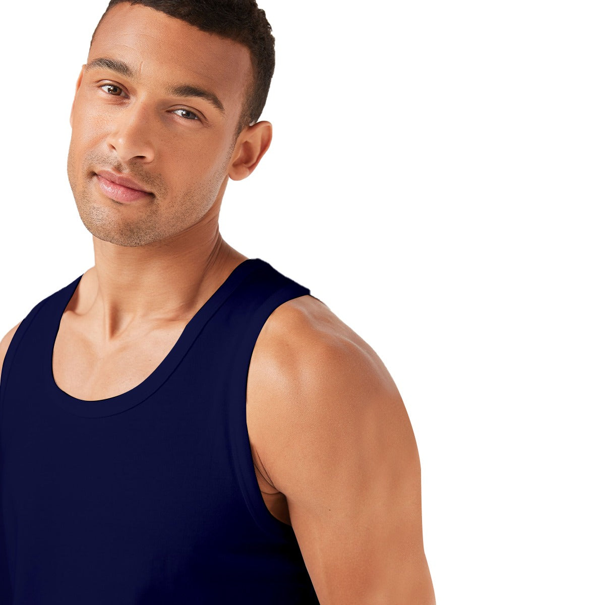Pack Of 3 Navy Cotton Vest