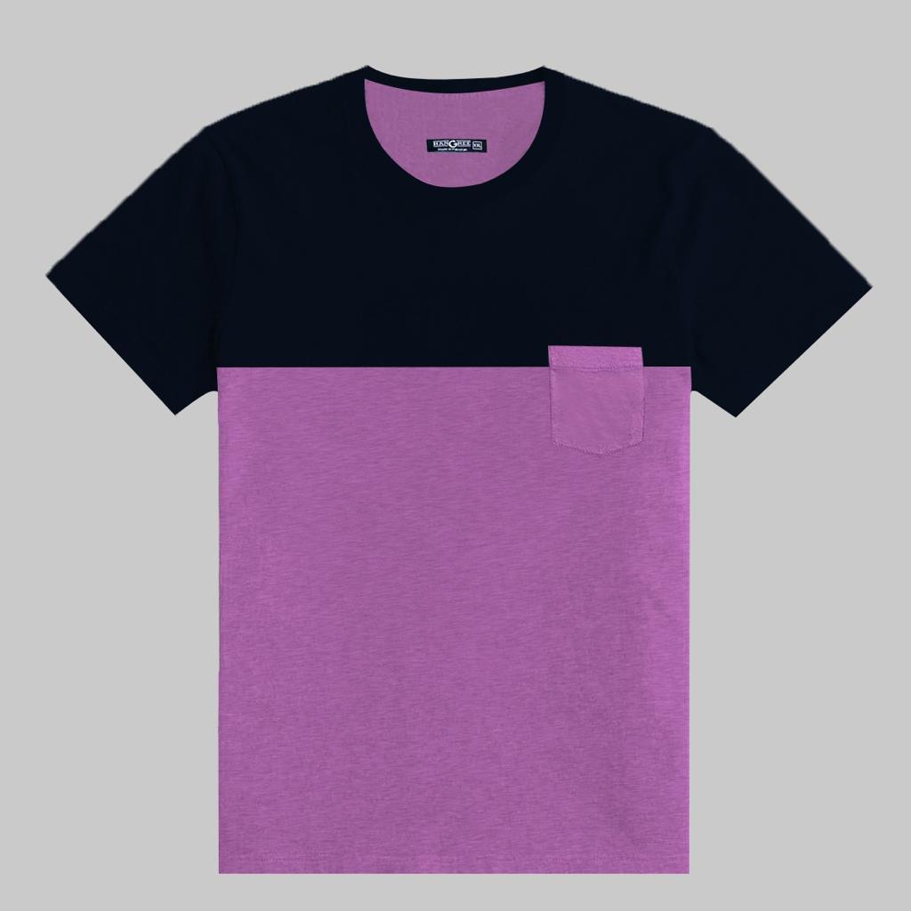 Contrast Fashion Combo Tee Shirt